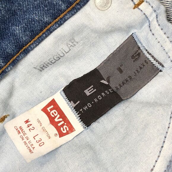 Levi's 549 Vintage Relaxed Fit Jeans Men's Size 42 x 30 Gold Tag *IRREGULAR - Picture 7 of 12
